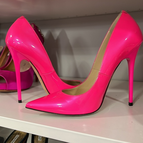 Jimmy Choo Shoes - Neon pink Jimmy Choo heels 🩷